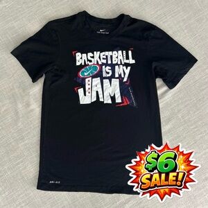 Nike Dri-Fit Men’s Small Basketball Is My Jam Graphic Tee Black